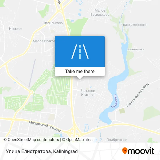 Улица Елистратова map