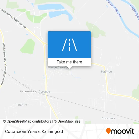 Советская Улица map