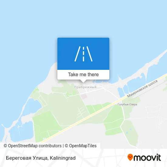 Береговая Улица map