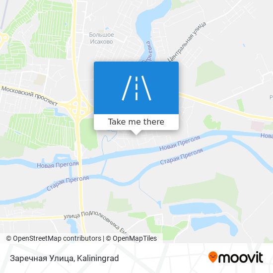 Заречная Улица map