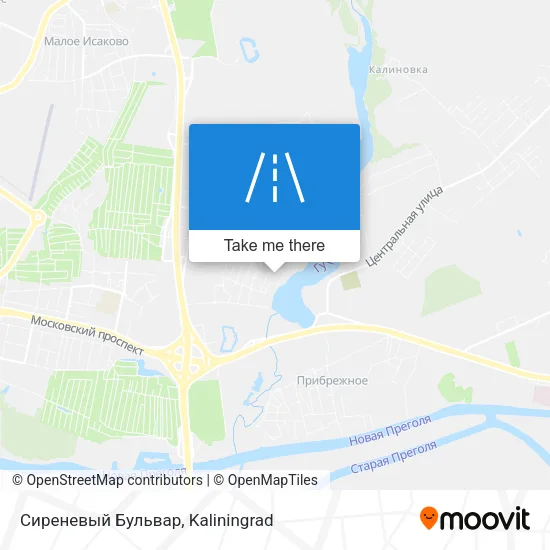 Сиреневый Бульвар map
