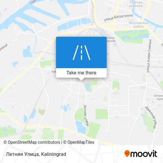 Летняя Улица map