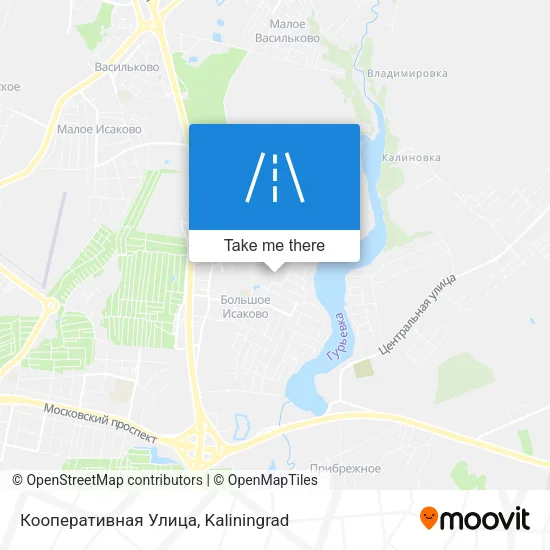 Кооперативная Улица map