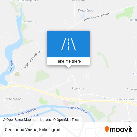 Северная Улица map