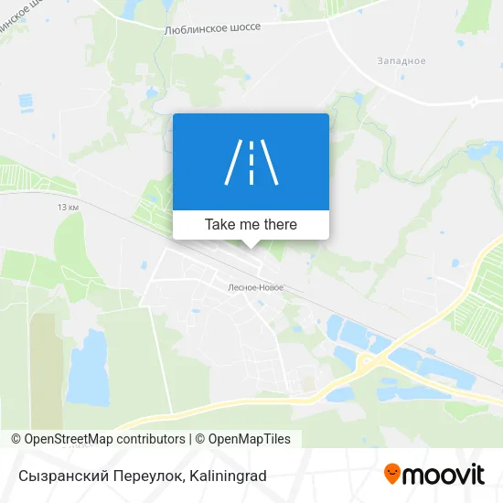 Сызранский Переулок map
