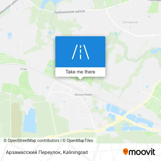 Арзамасский Переулок map