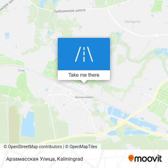 Арзамасская Улица map