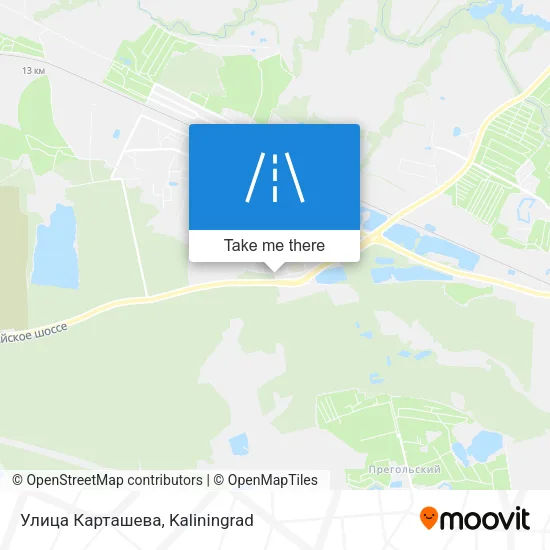 Улица Карташева map