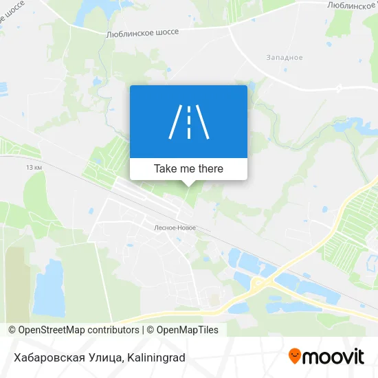 Хабаровская Улица map