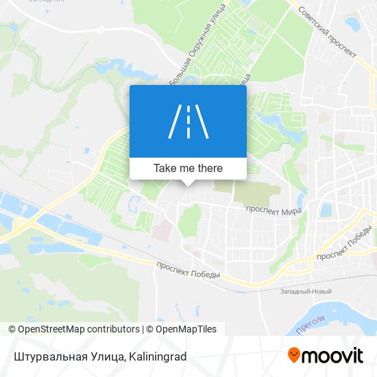 Штурвальная Улица map