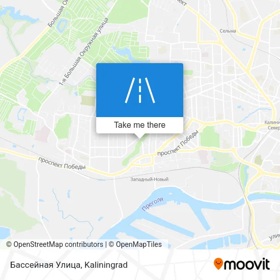 Бассейная Улица map