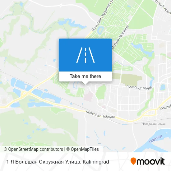 1-Я Большая Окружная Улица map