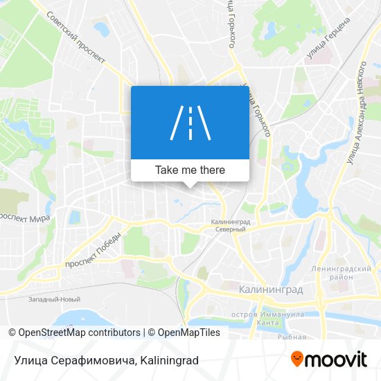 Улица Серафимовича map