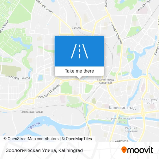 Зоологическая Улица map