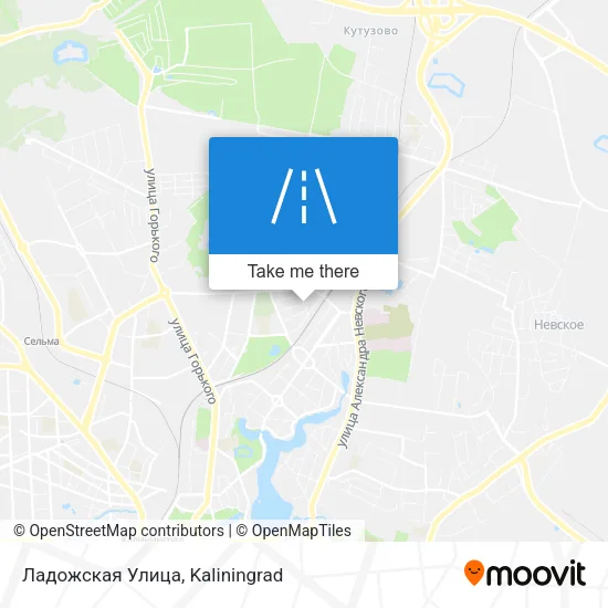 Ладожская Улица map