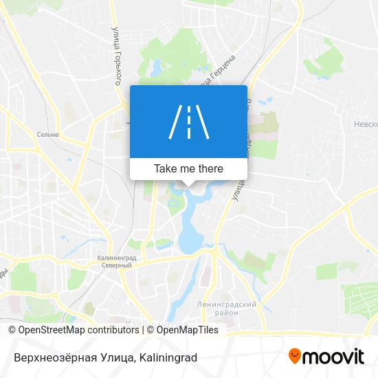 Верхнеозёрная Улица map