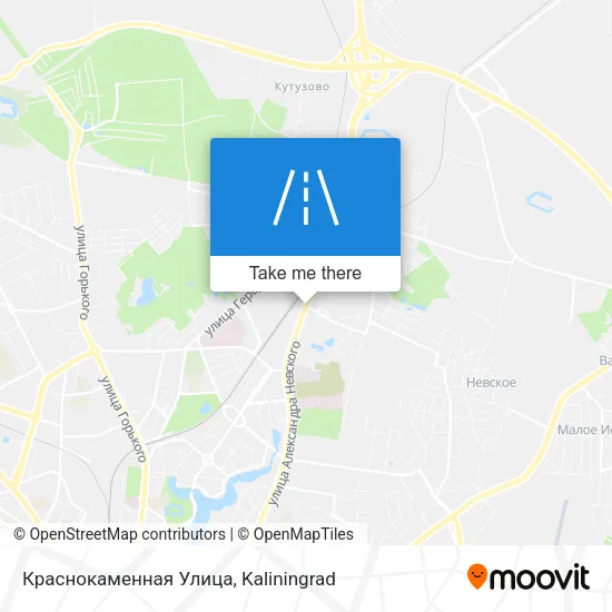 Краснокаменная Улица map