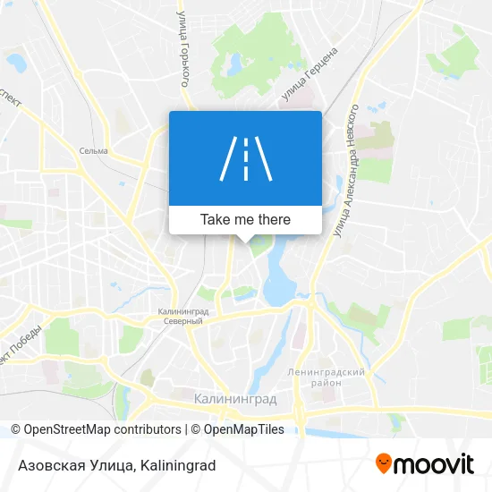 Азовская Улица map