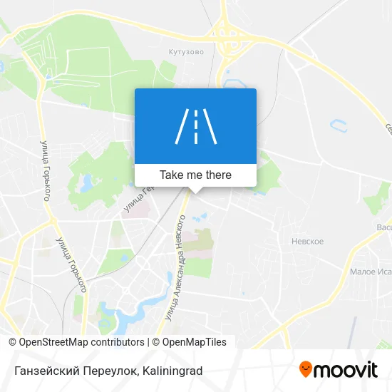 Ганзейский Переулок map