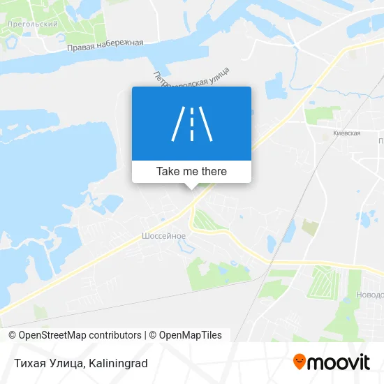 Тихая Улица map