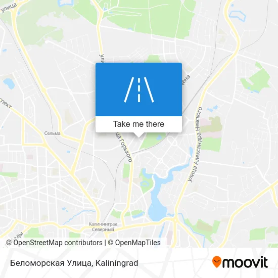 Беломорская Улица map