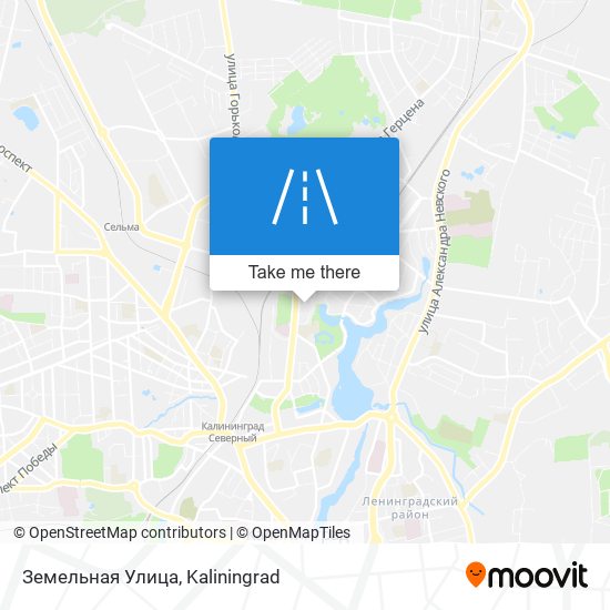 Земельная Улица map