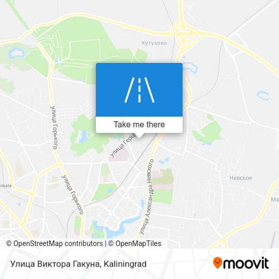 Улица Виктора Гакуна map