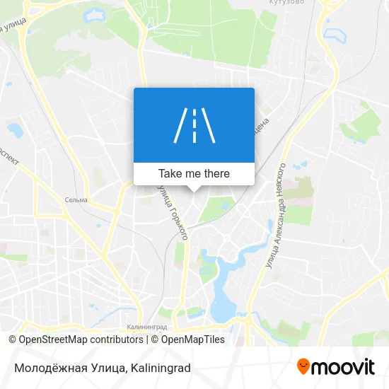 Молодёжная Улица map