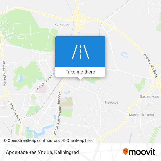 Арсенальная Улица map