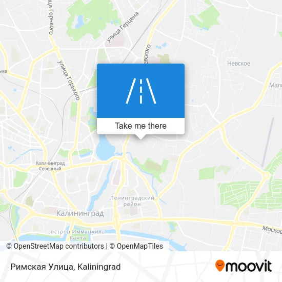 Римская Улица map