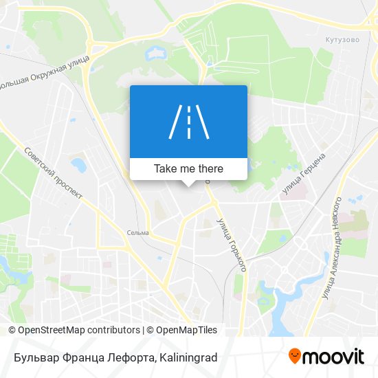 Бульвар Франца Лефорта map