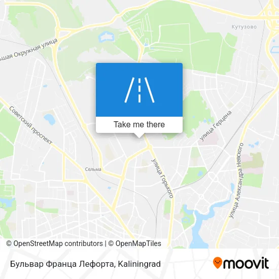 Бульвар Франца Лефорта map