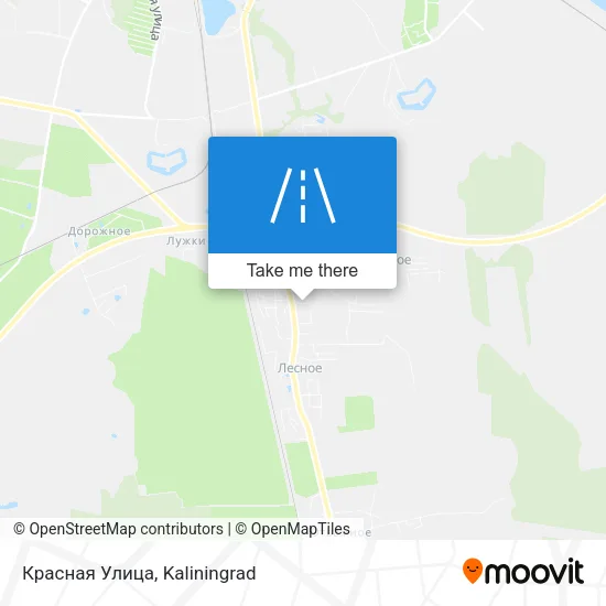 Красная Улица map