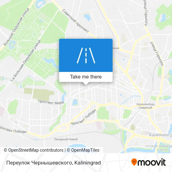 Переулок Чернышевского map