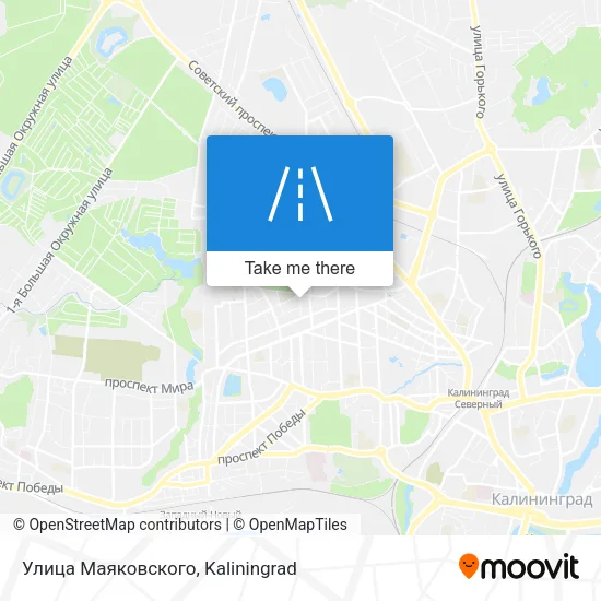 Улица Маяковского map
