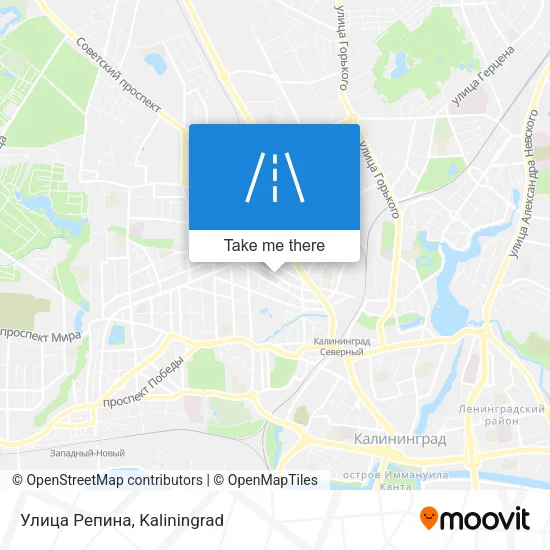 Улица Репина map