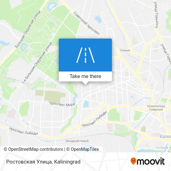 Ростовская Улица map