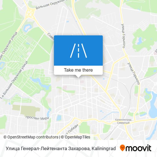 Улица Генерал-Лейтенанта Захарова map
