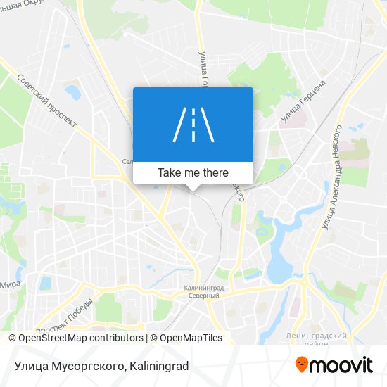 Улица Мусоргского map