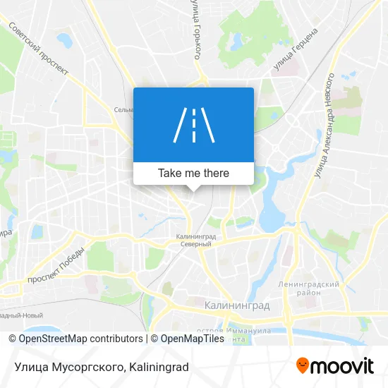 Улица Мусоргского map