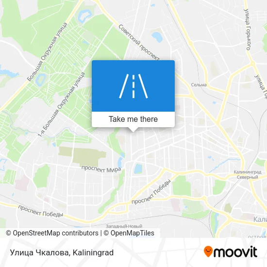 Улица Чкалова map