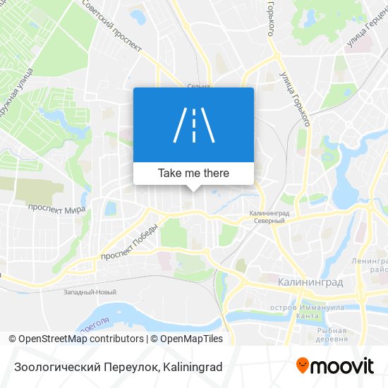 Зоологический Переулок map