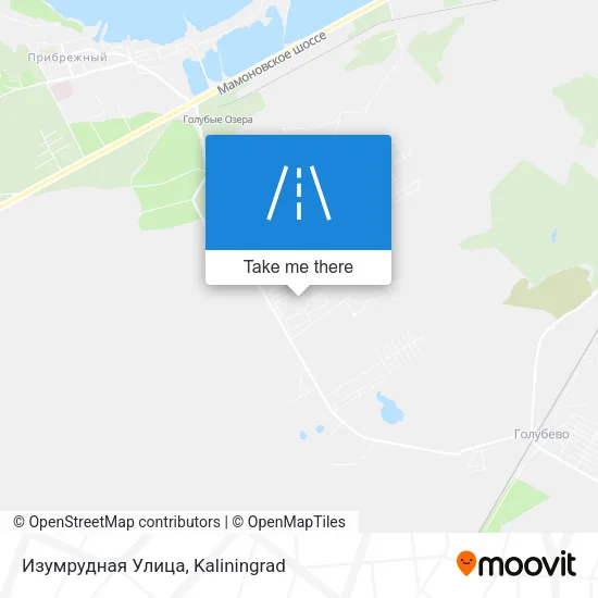Изумрудная Улица map