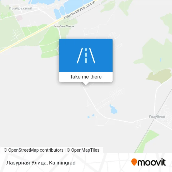 Лазурная Улица map