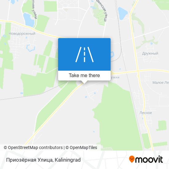 Приозёрная Улица map