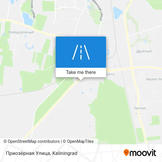 Приозёрная Улица map