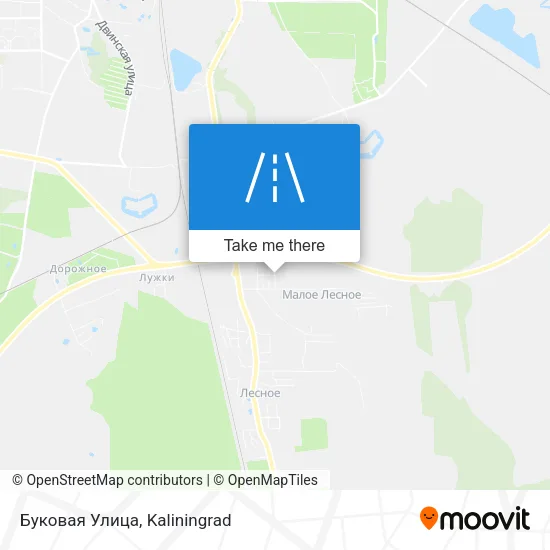 Буковая Улица map