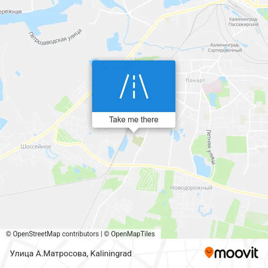 Улица А.Матросова map