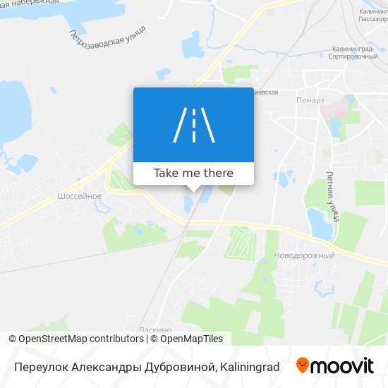 Переулок Александры Дубровиной map