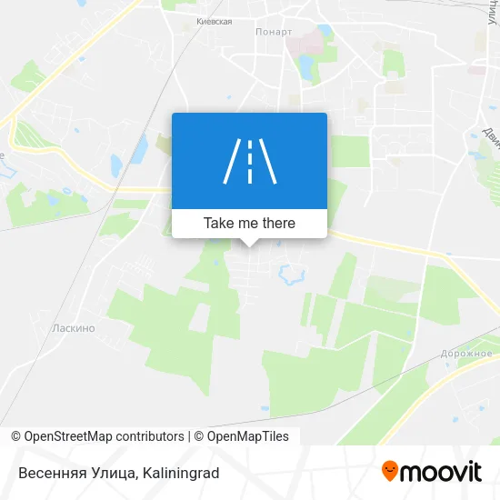 Весенняя Улица map